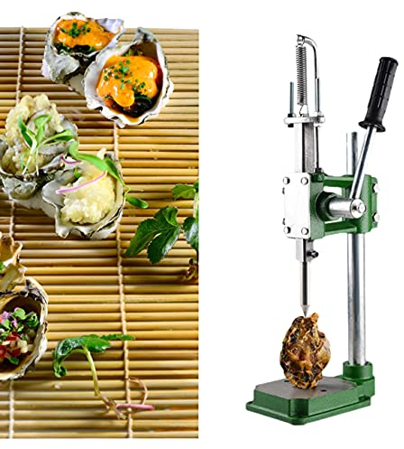 ZhiLianZhao Oyster Shucker Austernöffner-Set mit Rutschfestem, Lebensmittelechtem Edelstahl, Einfach zu Bedienen, Verstellbar, Oyster Shucker Tool Set