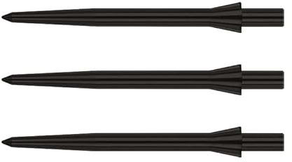 RED DRAGON Raptor GT Schwarz Spezialist Dartpunkte - 1 Satz pro Packung