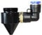 FONLAND Laser Head Air Nozzle, M22 Thread Laser Head Air Nozzle Replacement, Laser Engraving Machines Replacement Parts, Black