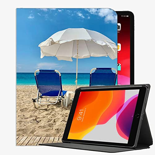 YENDOSTEEN Hülle Kompatibel iPad mini 1 2 3,Sonnenliegen Sonnenschirm Strand mit Auto Schlaf-/Aufwachfunktion
