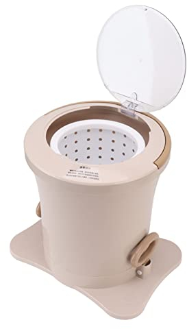 Zerodis Mini Déshydrateur Portable, Déshydrateur Manuel Efficace, Léger, Détachable, Grande capacité pour Dortoir pour Voyage (Abricot)