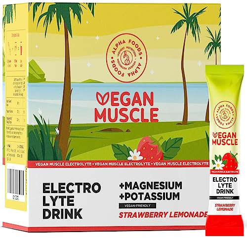 Electrolitos en Polvo - Sabor a Limonada de Fresa - Bebida Electrolítica para Recuperarse Bebida Mineral sin azúcar para Hidratación - Polvo de Electrolitos; Sodio, Magnesio, Potasio - 30 Porciones
