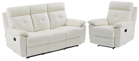 Vente-unique - Couchgarnitur mit Sessel VINETA 867467