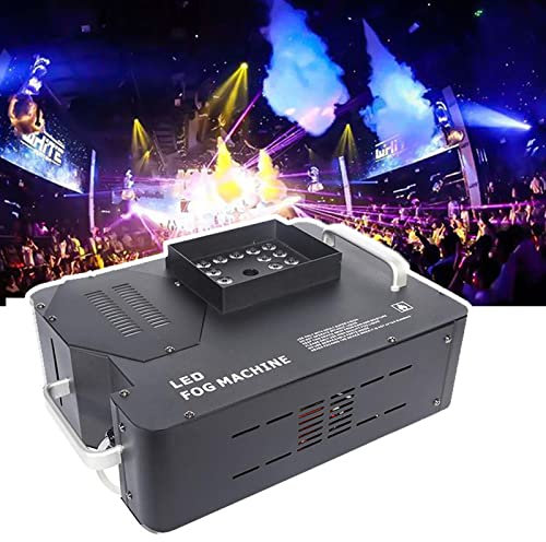 DRYIC Machine à Brouillard de fumée Style Suspendu Machine à fumée Flamme de scène 24 LED éclairage pulvérisation Verticale avec télécommande pour Spectacle de Barre de scène atmosphérique