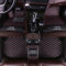 Anpassen Fußmatten für BMW 1/2/3/4/5 Series X1 X2 X3 X4 X5 X6 PU-Leder Auto Fussmatten Set Allwetter wasserdichte rutschfeste Teppich?Schwarz Rot?