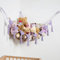 Kuscheltier Aufbewahrung Netz Hängend Organizer Kinderzimmer Stofftier Spielzeug Hängematte für Teddy Netz Eckspielzeug Netz für Schlafzimmer (lila)