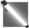 IEGLED Tubo Led 120CM, 36W 4000LM, IP65 Impermeable Fluorescente Led, Lampara Regleta Led para Garaje, Oficina, Sótano, Taller, Cocina, Baño, Almacén, Blanco Natural 4000K, Negro