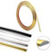 8M x 8MM x 3MM White Tile Trims and Edgings,Tile Edging Trim,Ceiling Tiles Self Adhesive,Self Adhesive Trim,Moulding Trim,Beading For Wall Panelling (dxp-White 8m)