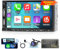 Autoradio 2 Din con Senza Fili Carplay e Android Auto - Radio Auto Touchscreen da 7 Pollici con Navigazione GPS Mirror Link EQ SWC Radio FM Bluetooth Disco AUX/TF/USB + Telecamera di Backup AHD