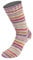 LANA GROSSA Cool Wool 4 Socks Print | Bedrucktes Merino-Sockengarn aus mehrfach verzwirnten Einzelfäden | Handstrickgarne aus 75% Schurwolle | 100g Wolle zum Stricken & Häkeln | 420m Garn FB 7764