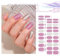 Semi Cured Gel Strips Adhesive Gel Nail Art Stickers Lasting Glitter Gel Nail Wraps Sticker With Nail File Semi Cured Gel Nail Wraps Glitter