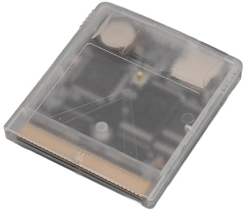 Jectse Videospiel-Speicherkarte für Gameboy, 64 Mbit 8G-Flash-Karte, 1000-in-1-Spiel-Flash-Speicherkarte mit Anpassbaren A-B-Tasten, für Gameboy Advance SP (Transparentes Weiß)