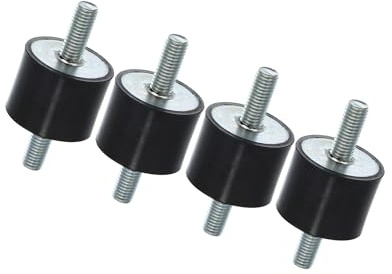 Motoforti 4pcs M10 Anti Vibration Rubber Isolator Mount 40x30mm | for Car Engines, Long-lasting, Universal