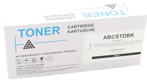 ABC Kompatibler Toner für Oki 45862822 Schwarz für Oki ES8453 ES8453dn ES8453dnct ES8453dnv ES8473 ES8473dn ES8473dnct ES8473dnv ES8483 MFP