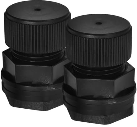 MERRYHAPY 2 Stück 3/4 Zoll PVC Wassertank Durchführungsadapter Schottverschraubung Regentonne Teich Aquarium Pool Anschluss