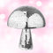 Sunshine Smile Silber Pilz-Disco-Kugel, Disco-Spiegel-Glitzer-Kugel für Heimdekorationen, Bühnenrequisiten, Partyartikel und Zubehör, Schulfeste, Spielzubehör