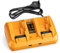 Battery Charger Compatible with Dewalt 12V/20V Battery, 2-Ports Fast Charger Compatible with Dewalt DCB 203 204 205 206 201 120 127 Lithium Battery