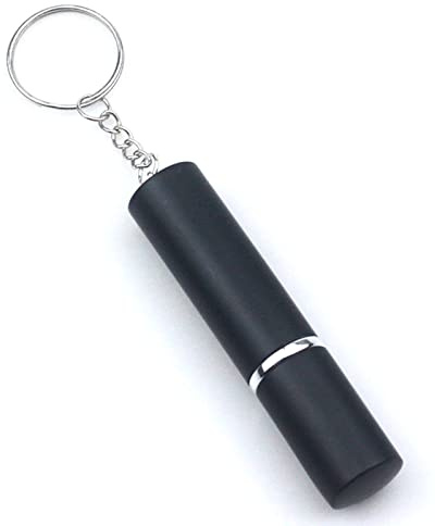 ZHENGCI Keychain 10ml Metal Perfumes Sample Bottle Keyring Car Interior Portable Perfumes Dispenser Bottle Keychain