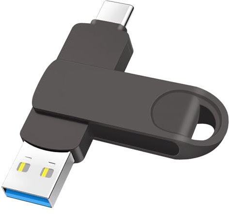 LZKNZT Memoria USB C 512GB Pendrive 2 en 1 Tipo C Tipo A Alta Velocidad Pen Drive C, Memoria USB 512GB Impermeable Compatible con Smartphones, PC, Tablet (OTG)
