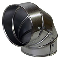 1 Stück Blechbogen in verzinkter Ausführung, für Rohrisolierung in verschiedenen Durchmessern (80mm Durchmesser)