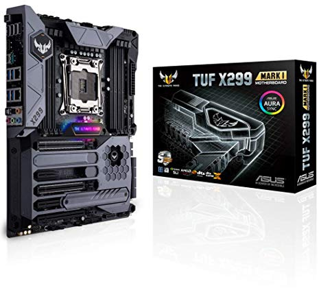 Asus 90MB0U00-M0EAY0 Motherboard TUF Mark 1 - Intel X299 Chipset, Intel Core X-Series Processors Family on LGA 2066 Socket schwarz