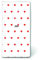 1 Packung Taschentuch Kleine Herzen rot 10 Stück in 1 Packung, 21x11 cm