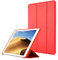 VAGHVEO Coque pour iPad Air 1 9,7 Pouces (Modèle 2013) Mince et Léger Etui Housse Case avec Silicone TPU Souple Cover pour Apple iPad Air 1 (modèles A1474 A1475 A1476), Veille/Réveil Auto, Rouge
