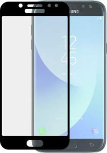 Azuri Film de protection d'écran en verre trempé pour Samsung Galaxy J3 2017 - Cadre noir
