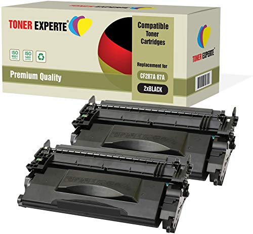 TONER EXPERTE 2er-Pack Premium Toner kompatibel zu CF287A 87A für Laserjet Enterprise M506 M506dn M506n M506x MFP M527 M527dn M527c M527f M527z Pro M501 M501dn M501n