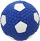 SHANGUP Hundeball Quietschend Hundespielzeug für kleine,mittelgroße und große Hunde unzerstörbares Kauspielzeug für Zähne Reinigungsball für Aggressive Kauer (Blauer Fußball)