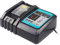 QUPERR lithium_ion - DC18RC Schnellladegerät Kompatibel mit Makita 14,4 V-18 V Li-Ion Ersatzakku BL1815 BL1830 BL1840 BL1850 BL1860 BL1890 BL1415 BL1430 BL1440, Schwarz