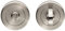 Jiyo.Outdoor Toilet Door Thumb Twist in Stainless Steel Finish, Turn & Release Set for Bathroom Lock