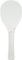 Akebono Cuillère de service Shamoji style japonais - Spatule en plastique blanc - Fabriquée au Japon - BSY23019-19 cm