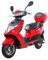 Elektroroller “Eagle”, 2000 Watt, 60 km Reichweite, Straßenzulassung, Blei-Gel-Akku, Elektro Roller, E-Roller mit Sitz, Elektro Motorroller, Rot