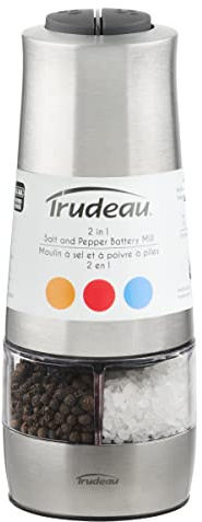 Trudeau Duo Battery Mill 7-Stainless Steel