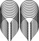 20 Stück, 0,5 cm, einfarbig, mit schwarzem Stoffbezug, dünnes Hartmetall, schlankes Haarband, Draht, Haarband, elastisch, Haarreif, Halterung, Tiara Krone für Damen und Herren