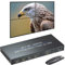 2x2 Video Wand Controller, 4k/60HZ Eingang 1080P Ausgang HDMI Video Wand Prozessor, 2x1 3x1 4x1 1x2 1x3 1x4 Multiple Screen Splicing Modi mit 180° Bildschirm Drehung