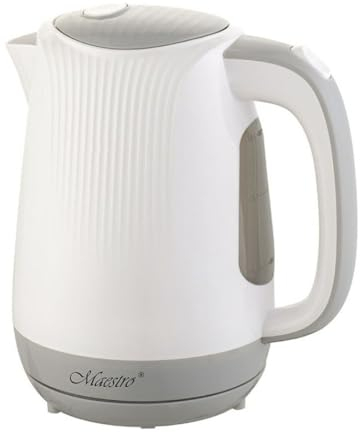 Feel-Maestro MR042 white electric kettle 1.7 L Grey White 2200 W