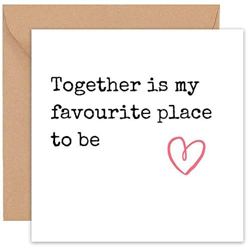 Felbridge Studio - Valentine's Day Greeting Card - Husband to Wife, Boyfriend to Girlfriend, Funny & Cute - 14X14cm