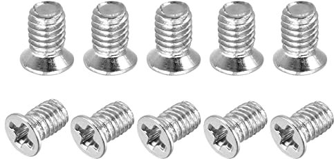 sourcing map 6#-32 300pcs Computer PC Case 3.5 HDD Flat Phillips Head Screw And 2.5 HDD Phillips Countersunk Head Hard Drive Screw M3x4.8mm 400pcs
