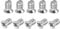 sourcing map 6#-32 300pcs Computer PC Case 3.5 HDD Flat Phillips Head Screw And 2.5 HDD Phillips Countersunk Head Hard Drive Screw M3x4.8mm 400pcs