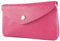 modamoda de P11 Damen Leder Geldbörse Portemonnaie Medium Handmade in Italy, Farbe:Pink