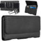 Handy Tasche mit Gürtelschlaufe, Magnetverschluss Handytasche Kartenhalter Wallet, Handgemachter Nylon Handyhalter für iPhone SE 7 8,Galaxy S7,S8,Premium Handy Gürteltasche für Männer