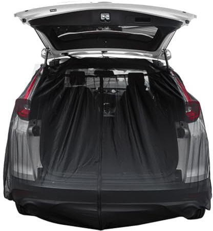 BIHEE Moustiquaire magnétique pour hayon de voiture, avec fermeture éclair, pour SUV, portable, pour l'extérieur, le camping, 192 x 150 cm