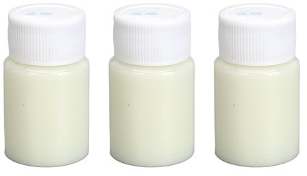 3 Piezas de Pintura Fluorescente para Cara y Cuerpo, Maquillaje DIY que Brilla en la Oscuridad, Pintura Corporal, Cosméticos Seguros y Suaves para el Rostro para Puesta en Escena