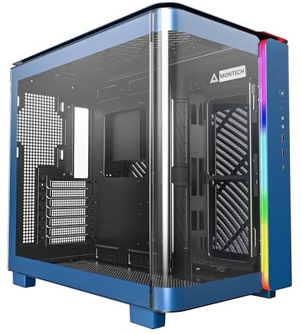 Montech KING 95 Midi-Tower, Tempered Glass, ARGB - Berliner Blau