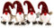 dio only for you Wichtel Freunde auf Schlittschuhen | Wichtelgruppe Aufsteller Holz | 29,5x14,5 cm