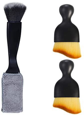 Yungeln Brosse Douce pour nettoyager intérieur Voiture, Pinceau Detailing Auto, Pinceau Nettoyage Tableau de Bord Voiture, Brosse de Luxe pour Voiture, Car Interior Dust Sweeping Soft Brush