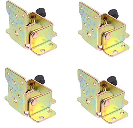 Veemoon 4 Stück Klappscharnier Schreibtisch Zubehör Eisen Klapptisch Stuhlbein