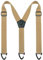 JEMYGINS Herren Outdoor Hosenträger Y-Typ längenverstellbar mit Dreieckige Anti-Rutsch-Schnalle Beige